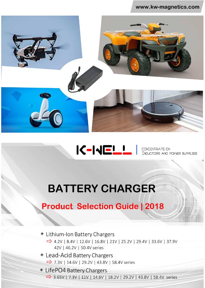 Product Selection Guide of Battery Chargers [ 2018 ]