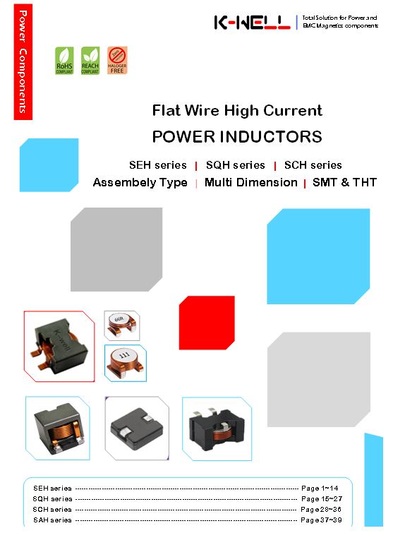 High Current Power Inductors [Flat Wire Type] Catalog - 2019